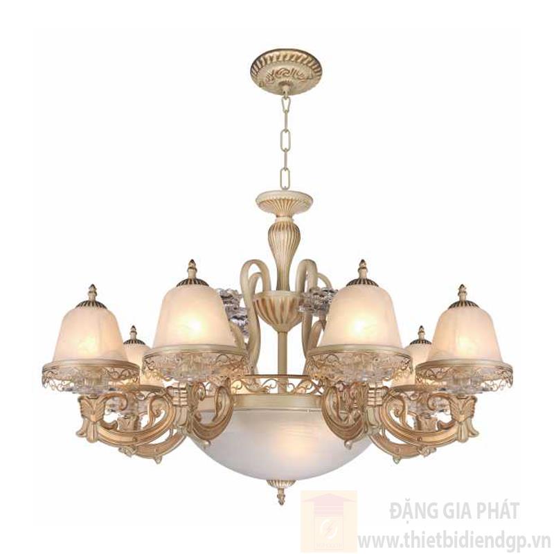 Đèn chùm cổ điển Ø900*H600+450, E27*11 lamp